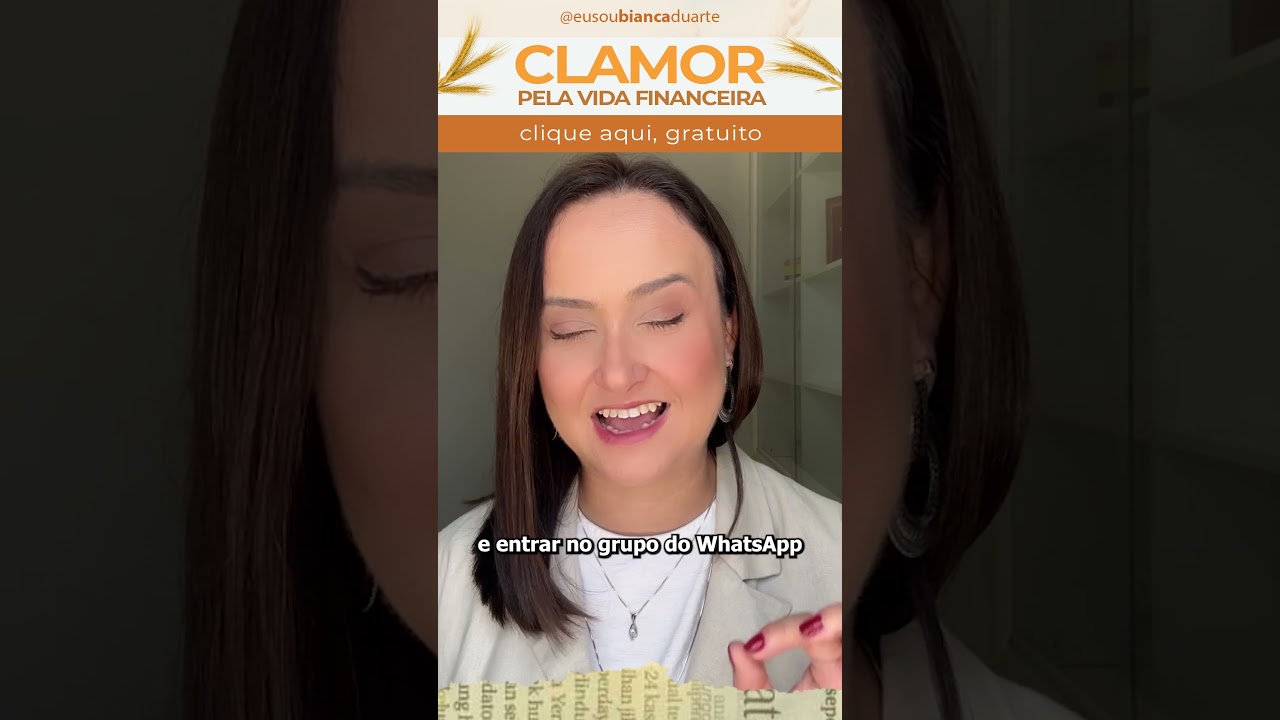 CLAMOR PELA VIDA FINANCEIRA