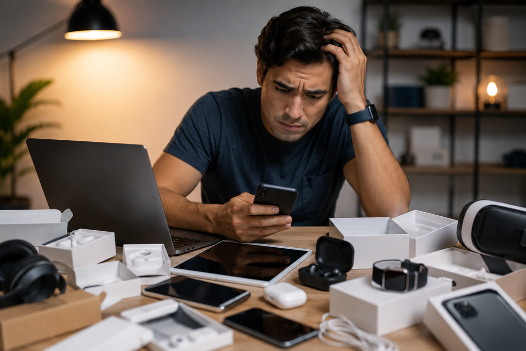 Erros comuns que pessoas cometem ao comprar tecnologia sem pesquisar