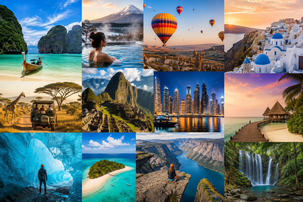 Destinos e experiências que estão conquistando quem gosta de viajar